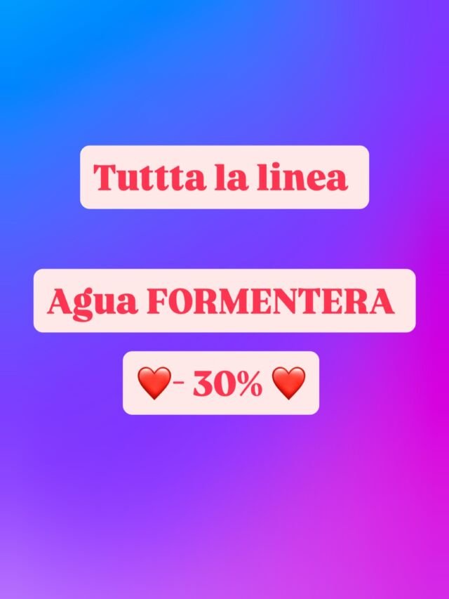 Per gli amanti dei bikini, Agua Formentera da oggi tutti scontati del 30%