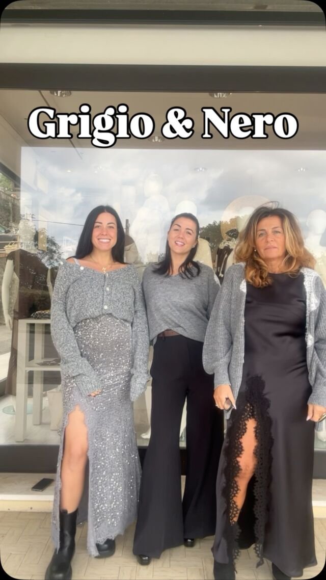 Il nero non è solo un colore.
È un’attitudine🖤
Il grigio? Il suo complice perfetto⚡️Noi amiamo questa combo colore dai toni neutri, ma con uno stile deciso come piace a noi😎
