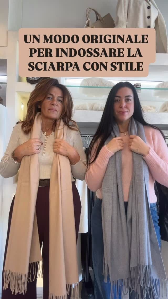 Un modo originale per indossare la sciarpa con stile 😎#chic#chiabbigliamento#sanmarino#sciarpa#stileunico#modadonna#nuoviarrivi#newpost#newcollectionPer info prezzi, taglie o spedizioni contattati in direct o su whatsapp al numero 3898381855 📱