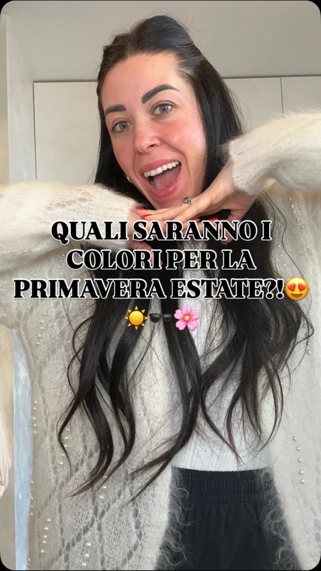 🌸 I colori della primavera–estate stanno arrivando 🌸Seguici per scoprirli in anteprima e dimmi nei commenti:👉 quale colore non vedi l’ora di indossare?